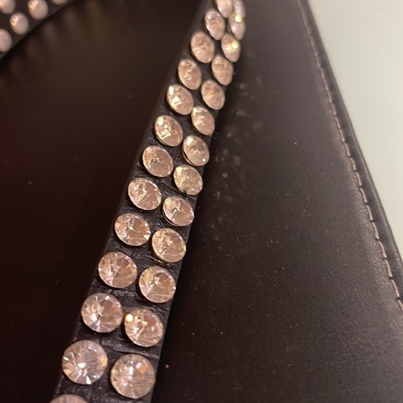 Faux Leather Rhinestones Belt for Ladies. - Picture 2 of 6